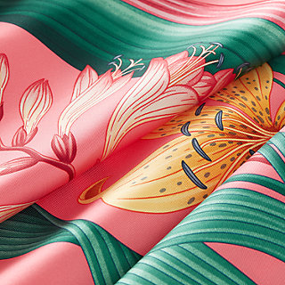 Bouquet Final scarf 90 - Blue | Hermès Mainland China